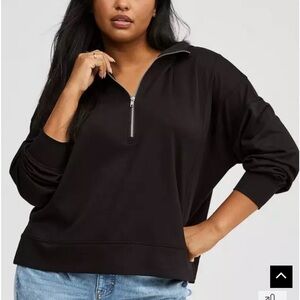 BURGUNDY Torrid Zip-Up scuba